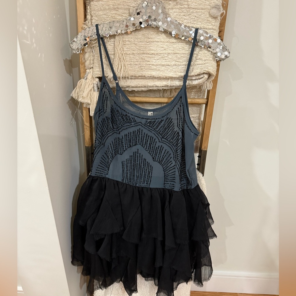 Free people intimately beaded layering slip - Sz S